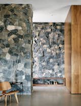The two basalt layers, meanwhile, showcase American black maple and polished concrete floors.