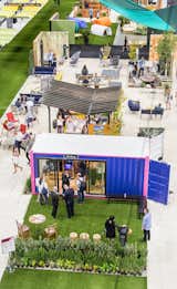 Rows of booths and hangouts presented attendees with points of discovery in the Dwell Outdoor section, which measured more than 30,000 square feet.