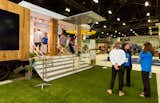 The Silicon Valley firm SunPower set up a walk-in experience to educate visitors about their sleek photovoltaic panels.