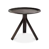 Side Table, $89.99. Comprising a molded plywood tray top and a trio of powder-coated steel legs, this table was “designed to make it seem like the top is floating,” says Deam.