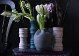 Collection of porcelain vases from Wrenlab Ceramics.