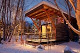 Exterior, Wood Siding Material, and Prefab Building Type Project Name: The Wedge Park Model RV  Photo 4 of 20 in 19 Companies Making Modern Prefabs Perfect for Mountain Living