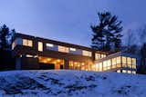 Exterior, Prefab Building Type, and Wood Siding Material Project Name: Olive Bridge House  Photo 12 of 20 in 19 Companies Making Modern Prefabs Perfect for Mountain Living