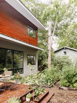 The windows are by Jeld-Wen, and the metal roof is by Galvalume. “I feel lucky to contribute to the architectural diversity in the neighborhood with something truly of this moment that got built despite the odds,” says Marsha.