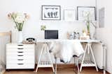 Small nooks and corners can provide office space when working on a limited budget.&nbsp;
