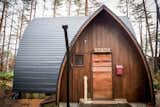This cozy two-bedroom hut in the Japanese ski resort area of Hakuba Misorano is built with red cedar timber and surrounded by trees—which offer plenty of privacy.