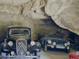 Garage The fleet includes a ruby-red Renault Dauphine and a black Citroën Traction Avant.  Photos from Mine Dining
