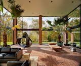 Designed by Philip Johnson for Eric Boissonnas and his family, this house was completed in 1956. Originally designed as a series of pavilions constructed of steel, brick, and glass, the home has since been updated by subsequent owners.