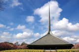 The North Christian Church by Eero Saarinen was completed in 1962.