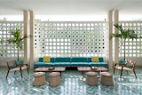 "I love the art deco architecture of Miami Beach and all the midcentury buildings. We're not that far away from Miami, so I thought if that architecture works very well over there and we have the exact same climate, why not bring that kind of architecture and revive it in Tulum," says Haag, who kept design-savvy travelers in mind while developing the hotel. 