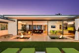 Outdoor, Grass, and Large Patio, Porch, Deck  Photo 4 of 11 in Hopen Place by Dwell from ‘Friends’ Star Matthew Perry’s Midcentury Stunner in the Hollywood Hills Is For Sale