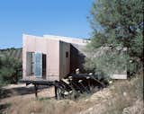 Exterior, House Building Type, Cabin Building Type, Wood Siding Material, and Shed RoofLine  Photos from Stay in a Minimalist Villa in the Sicilian Countryside, Complete With Sea Views