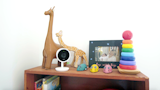 San Francisco Renovation kids room shelf with toys and Nest Home Security System indoor camera
