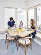 The tiles’ forms inspired the soft, curving shapes of Gelpi’s furniture designs, including an ash breakfast table, built by Nick Gilmore. With its views of the courtyard, Glo-Ball pendant by Jasper Morrison for Flos, and vintage chairs, this spot is a family favorite.
-
Miami, Florida
Dwell Magazine : July / August 2017