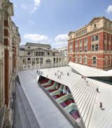 Part of an Epic Expansion, London’s V&A Museum Paves its Courtyard With 11,000 Porcelain Tiles