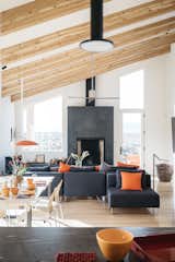 The living/dining room occupies a long, high-ceilinged space. The sectional is from CB2.
-
Taos, New Mexico
Dwell Magazine : July / August 2017