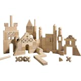 Haba's wooden architectural building sets range from $39.99 to $44.99.