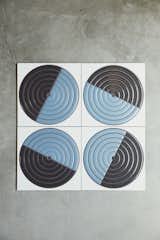 New this year, the Agrarian   collection features eight patterns,  including Maze, whose concentric lines evoke circle irrigation systems.  “Our techniques go back hundreds of years, but we’re constantly  updating them,” says Burns.  Photo 4 of 14 in Go Behind the Scenes With a Process-Driven Handmade-Tile Company in California