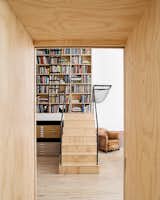 A collection of art and design resources are stored on bookshelves.

Jersey City, New Jersey
Dwell Magazine : September / October 2017