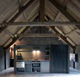 An additional kitchen has been placed in the loft for added convenience.