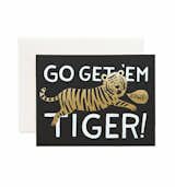 Go Get 'Em Tiger Greeting Card by Rifle Paper Co.