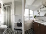 Bath, Corner, Two Piece, Wall, Recessed, Porcelain Tile, Drop In, Subway Tile, Drop In, and Enclosed  Bath Recessed Enclosed Corner Photos from Favorites