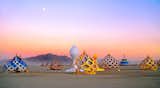 Exterior, Metal, Tent, Dome, and Prefab Zonotopia and the Two Trees by Rob Bell  Exterior Dome Metal Prefab Photos from 16 Otherworldly Photos of Burning Man Architecture