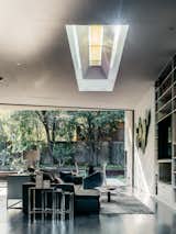 The skylight along with the large opening to the west patio allow the interior of the home to filled with natural light.
