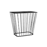 CB2 Black Wire Side Table