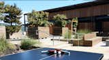 Outdoor ping pong and common area.