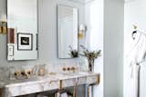 Bath Room, Wall Mount Sink, Undermount Sink, Wall Lighting, and Marble Counter  Photo 3 of 8 in NoMad Los Angeles by Dwell