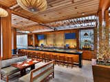 Dining Room, Pendant Lighting, Ceiling Lighting, Stools, Table, Chair, and Bar  Photo 3 of 5 in Nobu Hotel Miami Beach by Dwell