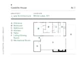 Floor plan of Catskills House by J_spy Architecture