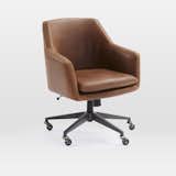 West Elm Helvetica Leather Office Chair