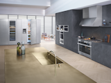 “It’s easy to make something look sexy but to actually live in it...it’s important to design it right,” says Tosdevin. Not only do Miele Ranges offer harmonious design with any setting, but also intuitive controls and extraordinary automation, creating both a beautiful and high functioning cooking space.