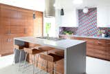 “Caesarstone can withstand a lot more daily abuse than my concrete counters,” Karen Napacena says. “And, their concrete colors are just spot on.”