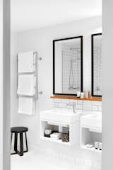 Bath Room, Wall Mount Sink, and Corner Shower  Photo 10 of 11 in Ovolo Laneways by Dwell