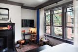 Bedroom, Rug Floor, Bed, Dark Hardwood Floor, Table Lighting, and Chair  Photo 6 of 14 in The High Line Hotel by Dwell