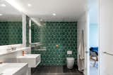 Bath Room, Wall Mount Sink, Recessed Lighting, Open Shower, and One Piece Toilet  Photos from Felix Hotel