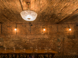 Dining Room, Chair, Pendant Lighting, Table, and Wall Lighting  Photos from Wythe Hotel