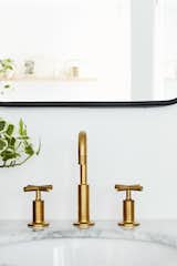 Bath Room, Marble Counter, and Undermount Sink  Photos from Bathrooms We Love: Beauty and Home Vlogger Kristin Johns Showcases Her Glistening Bathroom in L.A.