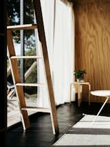 At $60, the sliding track hardware for the ladder to the loft cost twice as much as it cost to make the ladder itself.