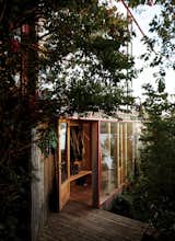 Guillermo used fast-growing, sustainable radiata pine for the cabins, both of which feature a living/dining area and kitchen on the upper level and three bedrooms on the ground floor.