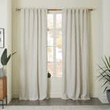 West Elm Belgian Flax Linen Curtain - Natural