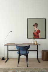 Office, Light Hardwood Floor, Rug Floor, Lamps, Study Room Type, Chair, and Desk  Photo 16 of 18 in ROOST Apartment Hotel by Dwell