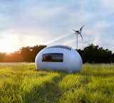 The Ecocapsule is completely self-sufficient. It can be used as a cottage, pop-up hotel, caravan, mobile office, or research station.