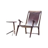 Fernweh Woodworking Walnut & Leather Sling Chair