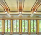 “The windows in Robie House are the most complex of [Wright’s] leaded glass designs,” says Celeste Adams, Trust President.