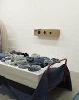 Crush bowls sit on a Ridge coffee table made of cement and silica.  Photo 4 of 16 in Watch: Inside the Studio of Designer and Materials Master Fernando Mastrangelo