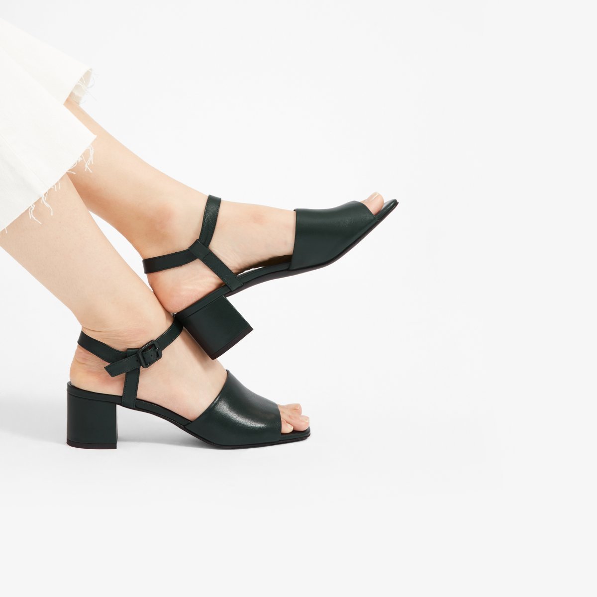 Everlane the hot sale block heel sandal